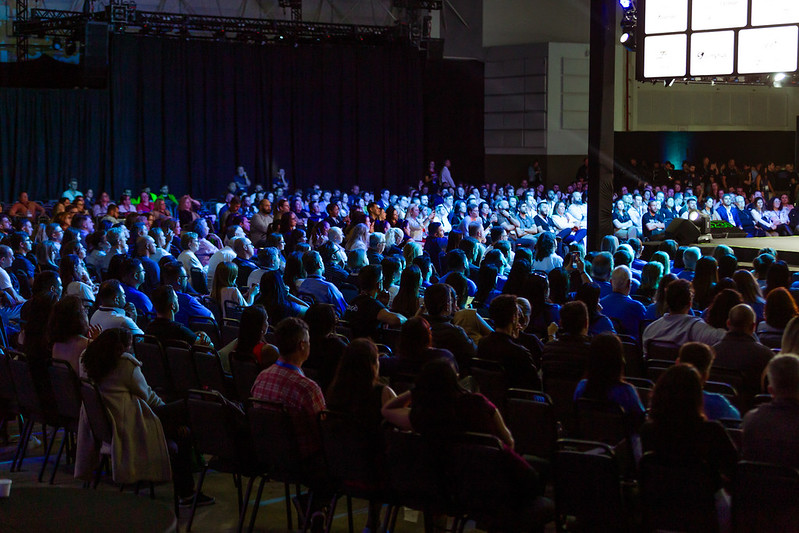 Foto do público do Porter Summit 2024, no dia 9 de novembro. 